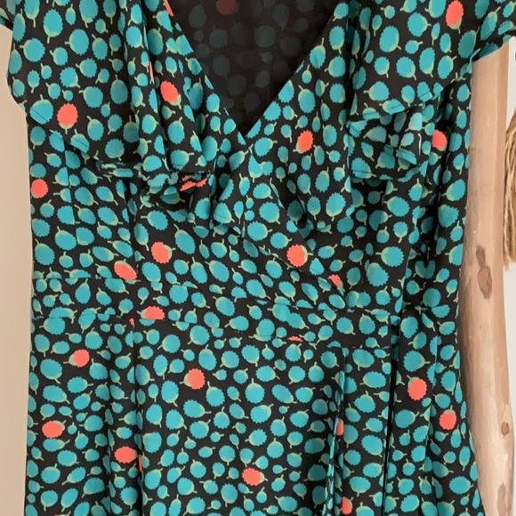 Anthropologie HD InParis Faux Wrap Dress Size 4 - Picture 4 of 7